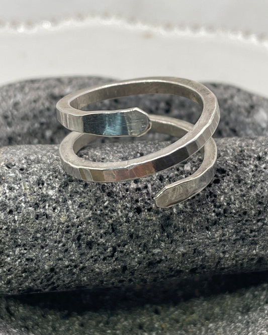 Hand Forged Coil Ring