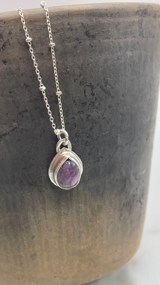 Ruby Teardrop Pendant